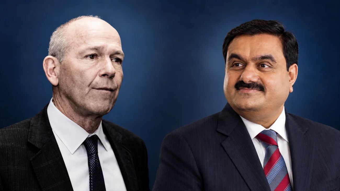 dave calhoun and gautam adani