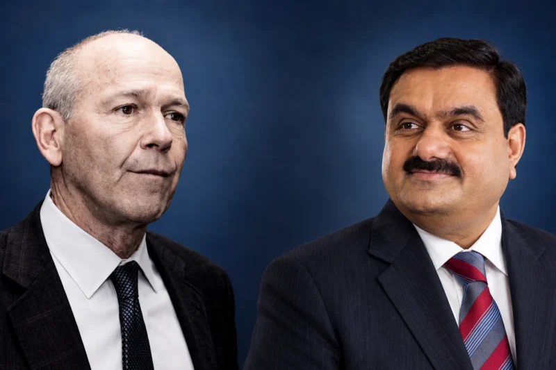 dave calhoun and gautam adani